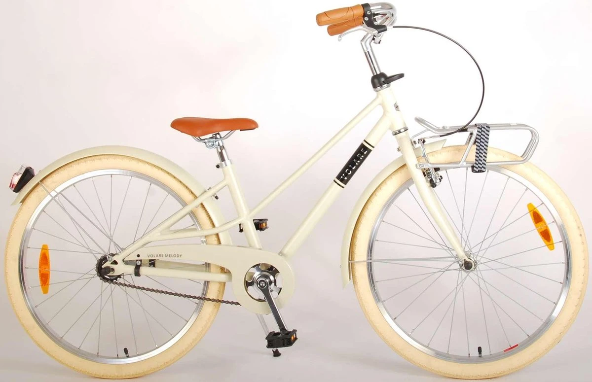Volare Melody Kinderfiets - Meisjes - 24 Inch - Zand - Prime Collection 2 Volare Melody Kinderfiets - Meisjes - 24 Inch - Zand - Prime Collection – Image 2