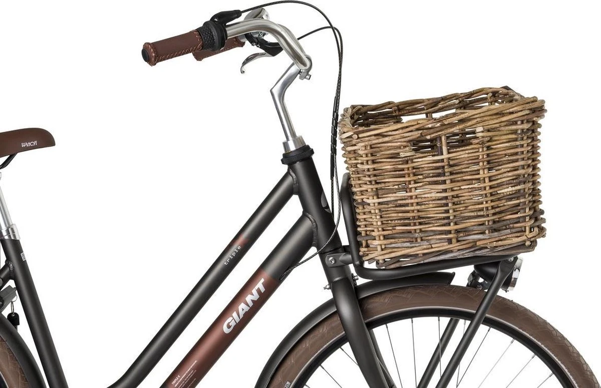 Fastrider Zeno Rotan Fietsmand - Bruin - 26L - Handgemaakt 2 Fastrider Zeno Rotan Fietsmand - Bruin - 26L - Handgemaakt – Image 2