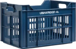 Gerecyclede Fietskrat Urban Proof 30 Liter - Donkerblauw -Velo Pour Tous 1200x776 9