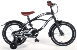 Volare Black Cruiser Kinderfiets - Jongens - 16 Inch - Zwart - 2 Handremmen