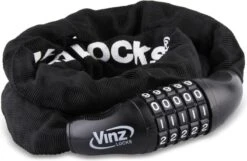 VINZ Devi Combinatie Kettingslot / Fietsslot / Cijferslot / Cijfercombinatieslot / Slot Met Code - 90cm -Velo Pour Tous 1200x784 4