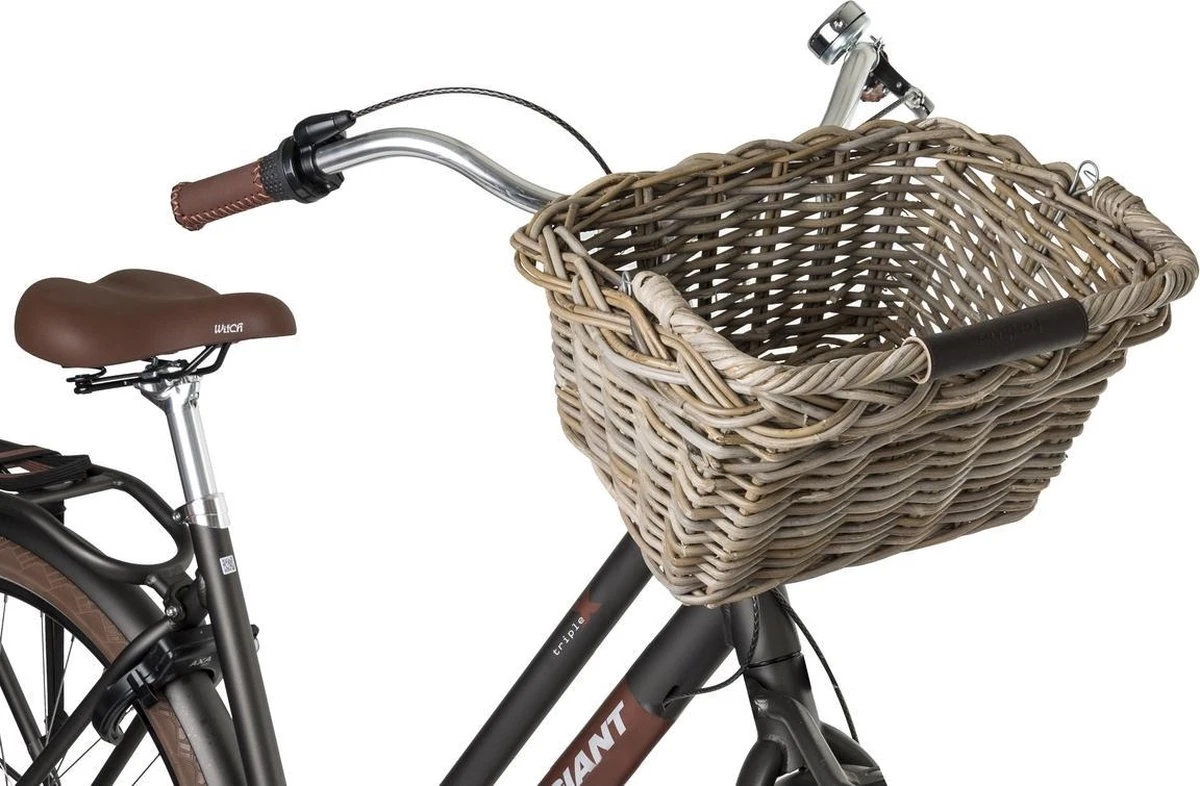 Fastrider Elif Rotan Fietsmand - Naturel - 16L - Handgemaakt 2 Fastrider Elif Rotan Fietsmand - Naturel - 16L - Handgemaakt – Image 2