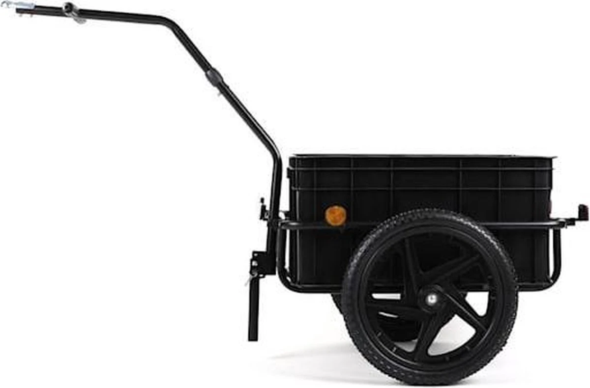 DURAMAXX Big Mike Fietskar - Fietsaanhanger - 70 Liter - Zwart 3 DURAMAXX Big Mike Fietskar - Fietsaanhanger - 70 Liter - Zwart – Image 3