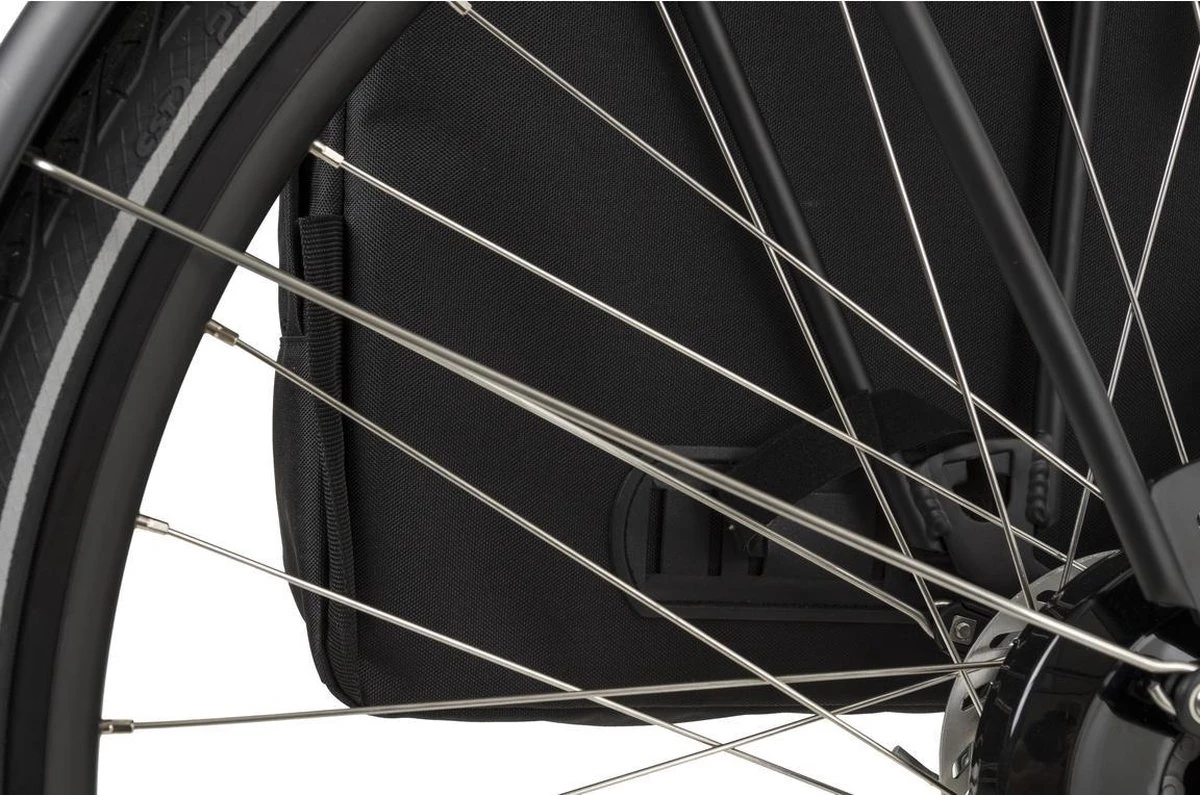 AGU Essentials DWR Dubbele Fietstas Urban Klickfix Zwart - 36 L 4 AGU Essentials DWR Dubbele Fietstas Urban Klickfix Zwart - 36 L – Image 4