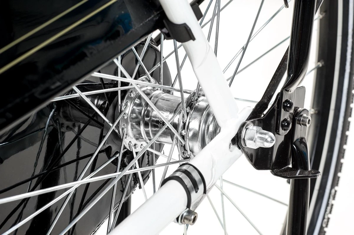 Amigo Eclypse Transportfiets 28 Inch - Omafiets Met Voordrager - Wit 4 Amigo Eclypse Transportfiets 28 Inch - Omafiets Met Voordrager - Wit – Image 4