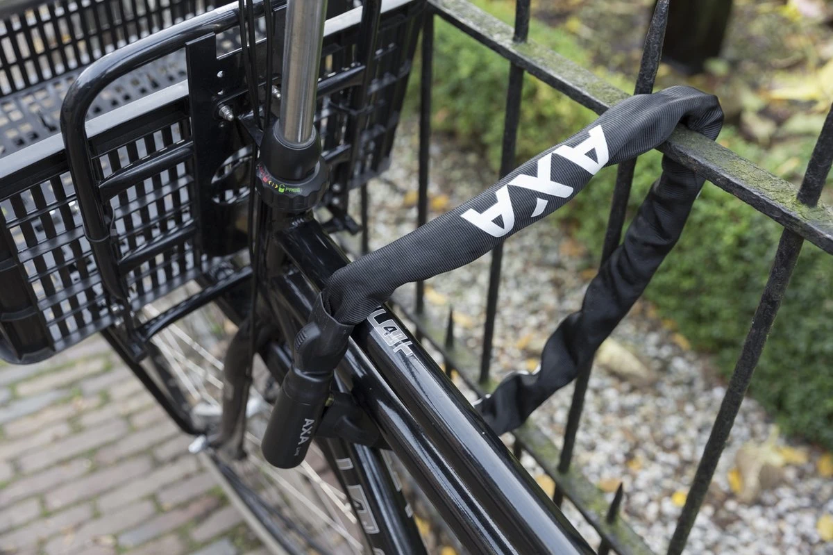 AXA Linq 100 Kettingslot - ART 2 Slot Voor Fietsen - Extra Dikke Schakels - 100 Cm – 9,5 Mm - Zwart 5 AXA Linq 100 Kettingslot - ART 2 Slot Voor Fietsen - Extra Dikke Schakels - 100 Cm – 9,5 Mm - Zwart – Image 5
