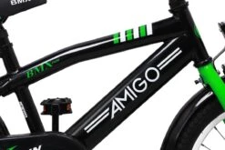 Amigo BMX Fun Jongensfiets - Kinderfiets 16 Inch - Zwart/Groen -Velo Pour Tous 1200x800 109