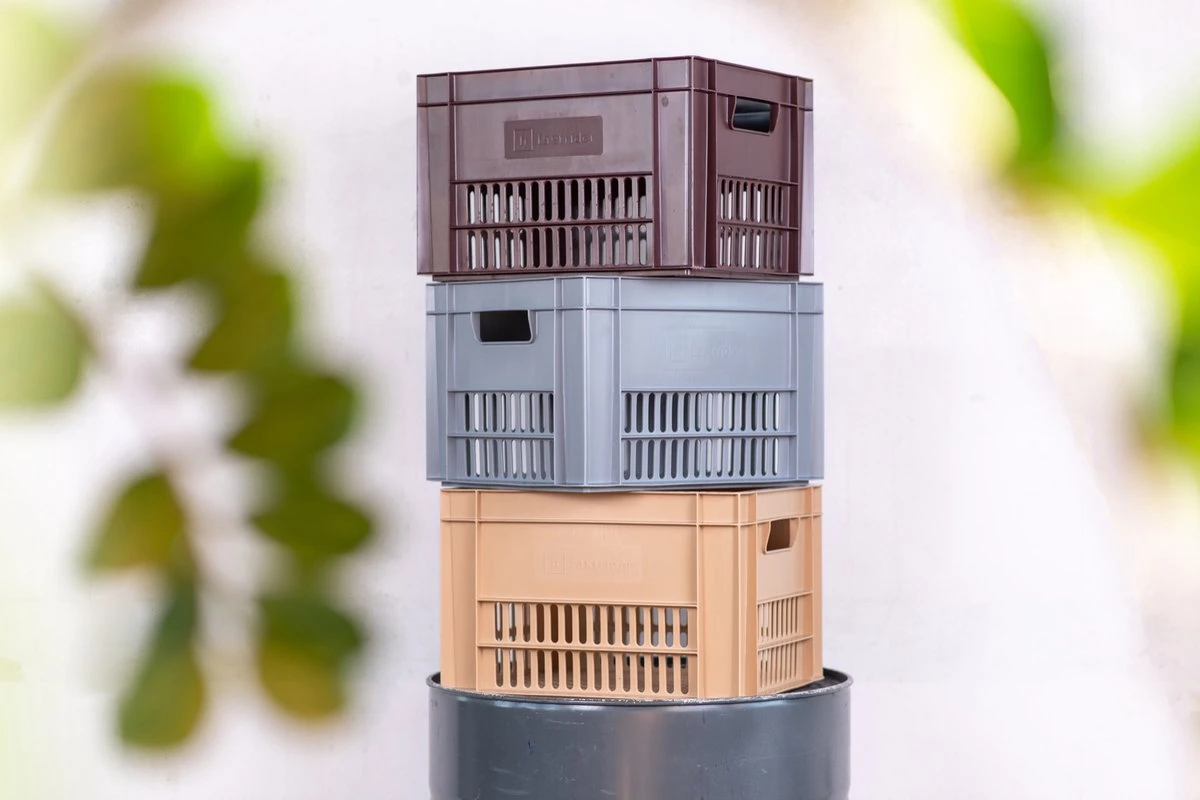 Fastrider Fietskrat Large - Beige - 34L 5 Fastrider Fietskrat Large - Beige - 34L – Image 5