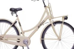 Amigo Forest - Transportfiets 28 Inch - Damesfiets Met Voordrager - Crème -Velo Pour Tous 1200x800 73