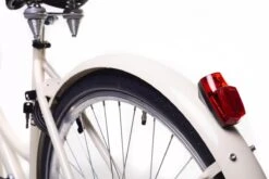 Amigo Forest - Transportfiets 28 Inch - Damesfiets Met Voordrager - Crème -Velo Pour Tous 1200x801