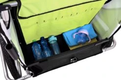 Fietkar - 2 Kinderen - Met Schokbreker - Lime -Velo Pour Tous 1200x801 25