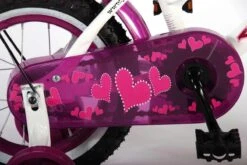 Volare Heart Cruiser Kinderfiets - Meisjes - 12 Inch - Wit Paars -Velo Pour Tous 1200x802 1