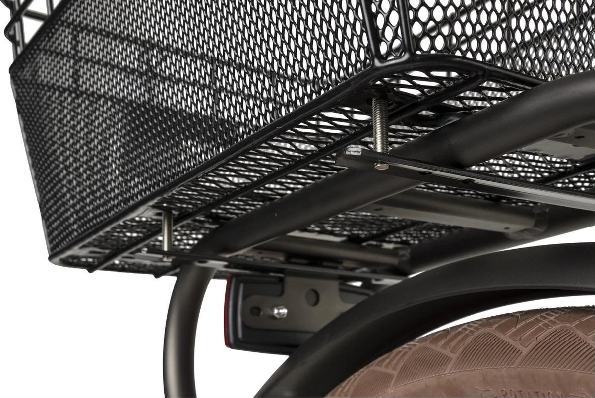 Fastrider Olav Fietsmand Voor Achterdrager - Inclusief Bevestiging - 25 Liter - Metaal - Zwart 4 Fastrider Olav Fietsmand Voor Achterdrager - Inclusief Bevestiging - 25 Liter - Metaal - Zwart – Image 4