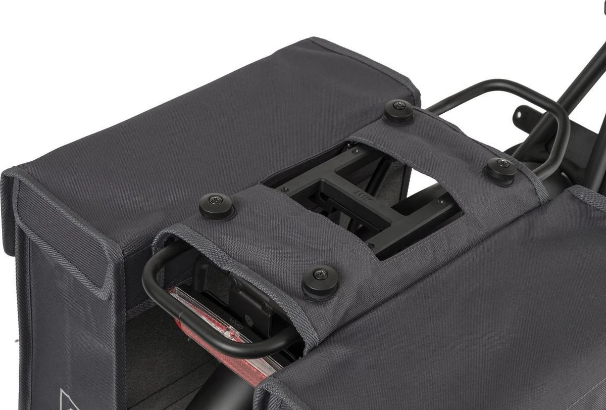 Fastrider Hybrid Dubbele Fietstas Grijs - 26L 5 Fastrider Hybrid Dubbele Fietstas Grijs - 26L – Image 5