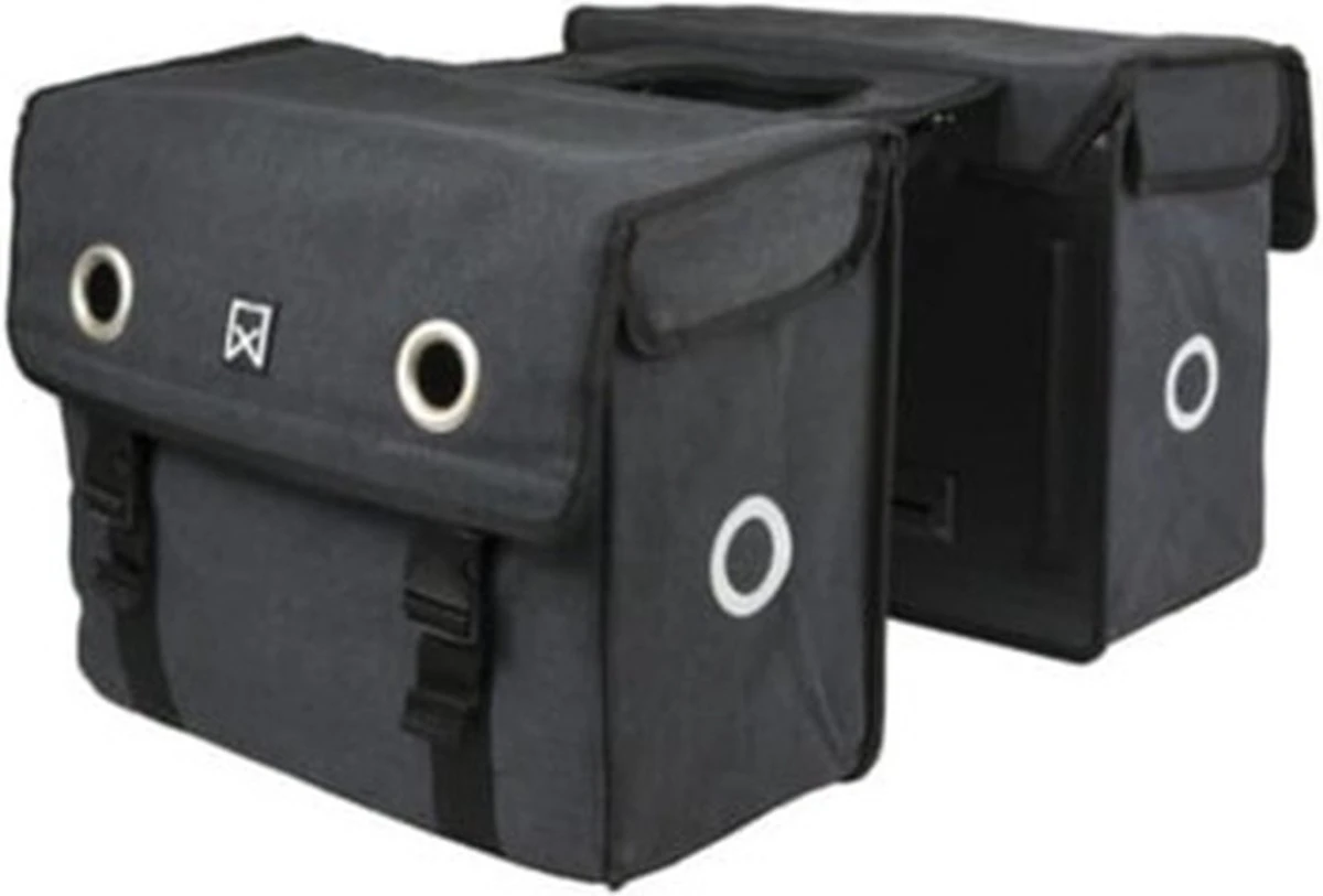 Willex Dubbele Canvas Tas 52 Liter Zwart 4 Willex Dubbele Canvas Tas 52 Liter Zwart – Image 4
