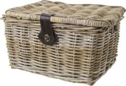 Fastrider Sera Medium Met Klep Mand Rotan Naturel - 17L