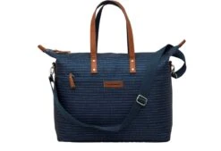 New Looxs Tendo Nomi Enkele Fietstas Laptoptas Shopper - 15 Inch Laptopvak - 21 Liter - Blauw