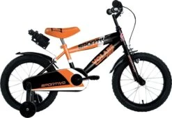 Volare Sportivo Kinderfiets - Jongens - 16 Inch - Neon Oranje Zwart - 95% Afgemonteerd -Velo Pour Tous 1200x824 5