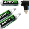 Aktiv-8 CO2 Set Inclusief Adapter En 3x 16gr Patroon Met Schroefdraad