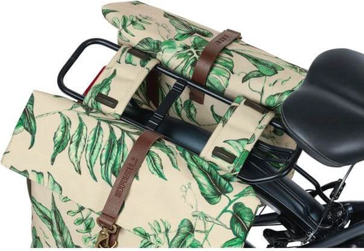 Basil Bloom Field Dubbele Fietstas - 28-35 Liter - Geel 5 Basil Bloom Field Dubbele Fietstas - 28-35 Liter - Geel – Image 5