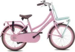 Valetta Cargo - Transportfiets - Meisjesfiets - 20 Inch - Mint Roze