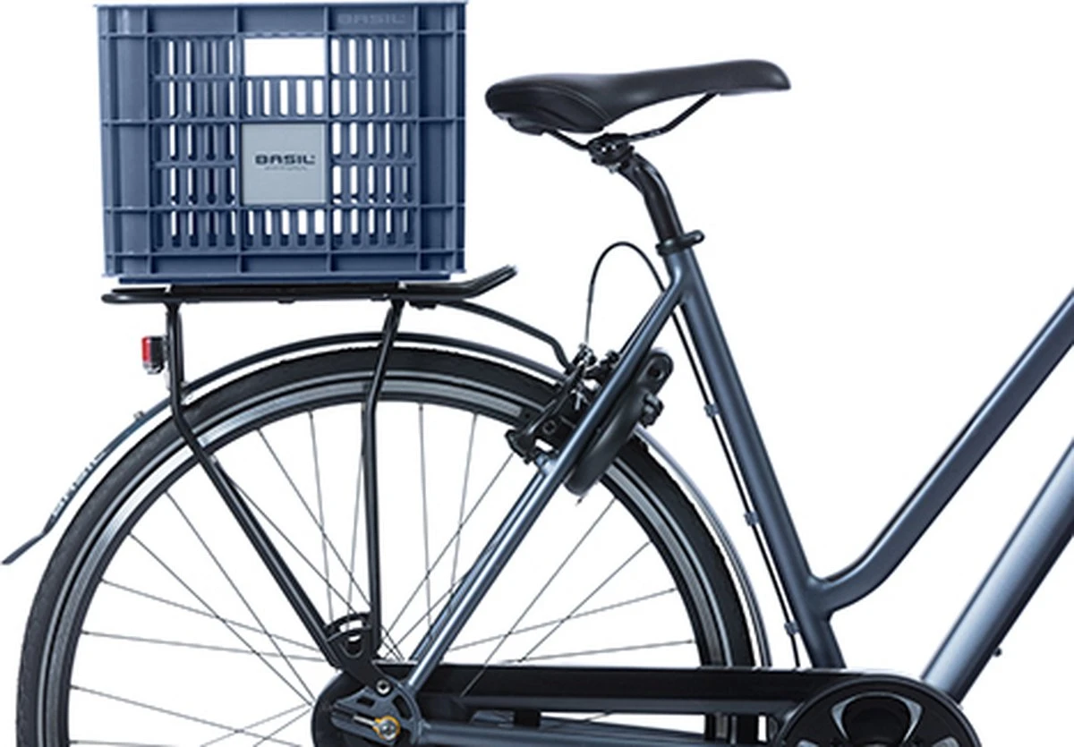 Basil Fietskrat M - Medium - 29.5 Liter - Blauw 6 Basil Fietskrat M - Medium - 29.5 Liter - Blauw – Image 6