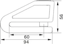 VINZ Baretti Schijfremslot ART4 - Zwart -Velo Pour Tous 1200x844 5