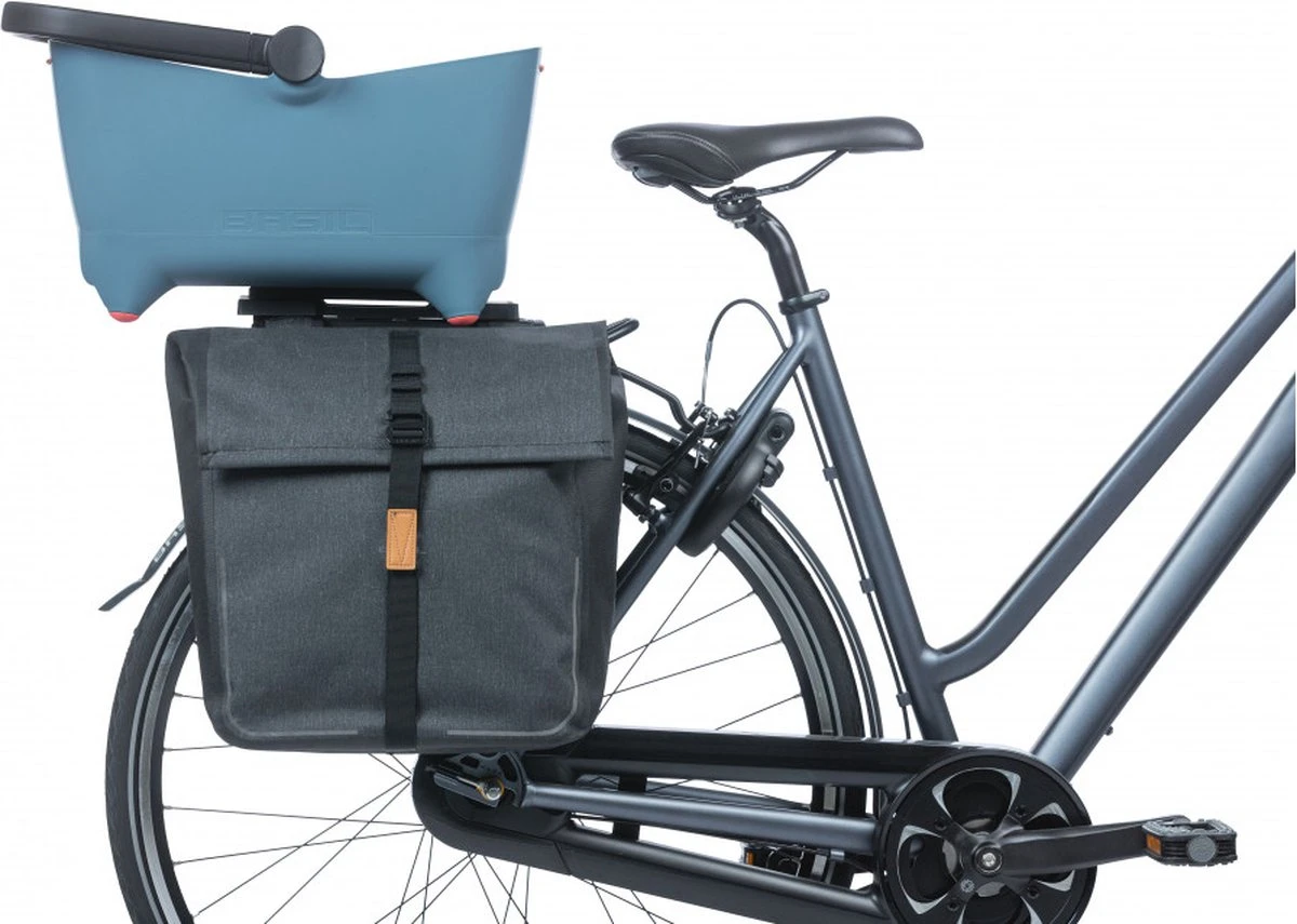 BASIL MIK Double Decker - Voor MIK Adapterplaat - Zwart 3 BASIL MIK Double Decker - Voor MIK Adapterplaat - Zwart – Image 3