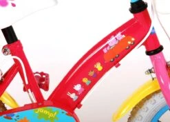 Volare Peppa Pig Kinderfiets - Meisjes - 12 Inch - Roze - 2 Handremmen -Velo Pour Tous 1200x858 3