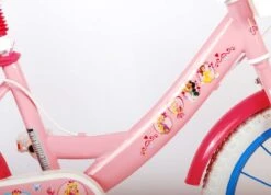Volare Disney Princess Kinderfiets - Meisjes - 16 Inch - Roze Blauw - Twee Handremmen -Velo Pour Tous 1200x866 1