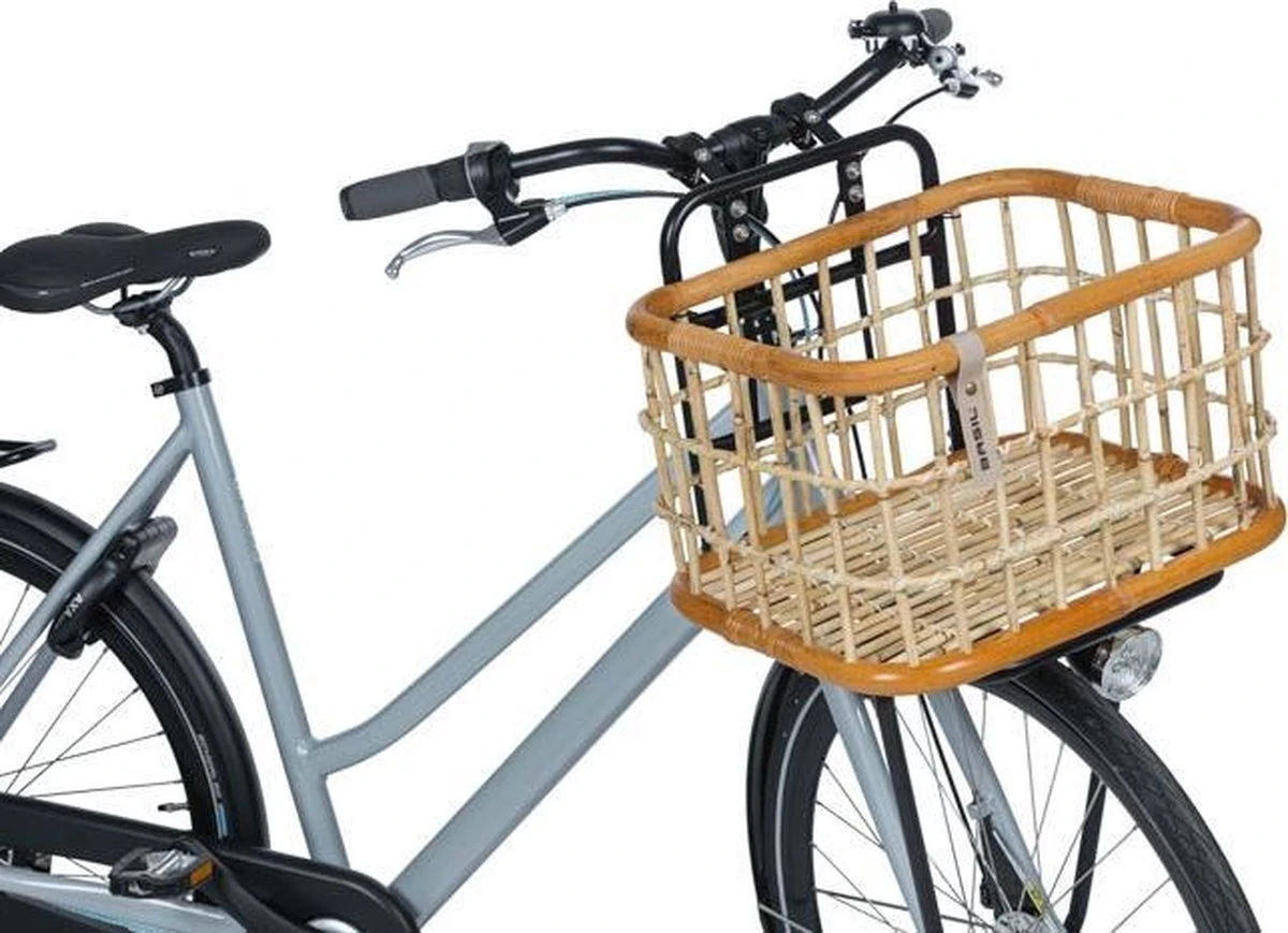 Basil Green Life Fietsmand L - Voor - Ecologisch Rotan - Large - Bruin - 30 Liter 6 Basil Green Life Fietsmand L - Voor - Ecologisch Rotan - Large - Bruin - 30 Liter – Image 6
