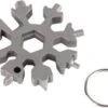 Merkloos VADERDAG TIP18-in-1 Multi Tool |Sneeuwvlok Sleutelhanger| Moersleutel | Draagbare Universele Tool |Schroevendraaier | Cadeau Tip | Vaderdag Cadeau | Vaderdag