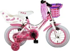 Volare Rose Kinderfiets - Meisjes - 12 Inch - Roze - 2 Handremmen -Velo Pour Tous 1200x876 1