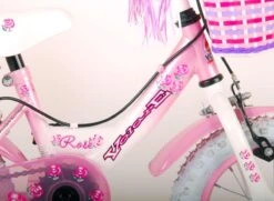 Volare Rose Kinderfiets - Meisjes - 12 Inch - Roze - 2 Handremmen -Velo Pour Tous 1200x880