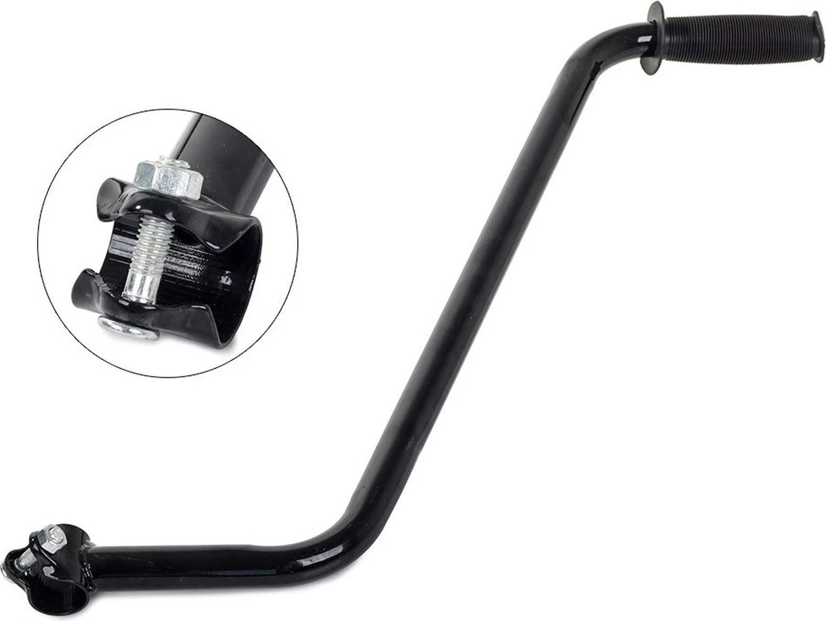 Merkloos Duwstang Voor Kinderfiets - Universeel - Zwart - 45 Cm - Met Lichte Lakschade 2 Merkloos Duwstang Voor Kinderfiets - Universeel - Zwart - 45 Cm - Met Lichte Lakschade – Image 2