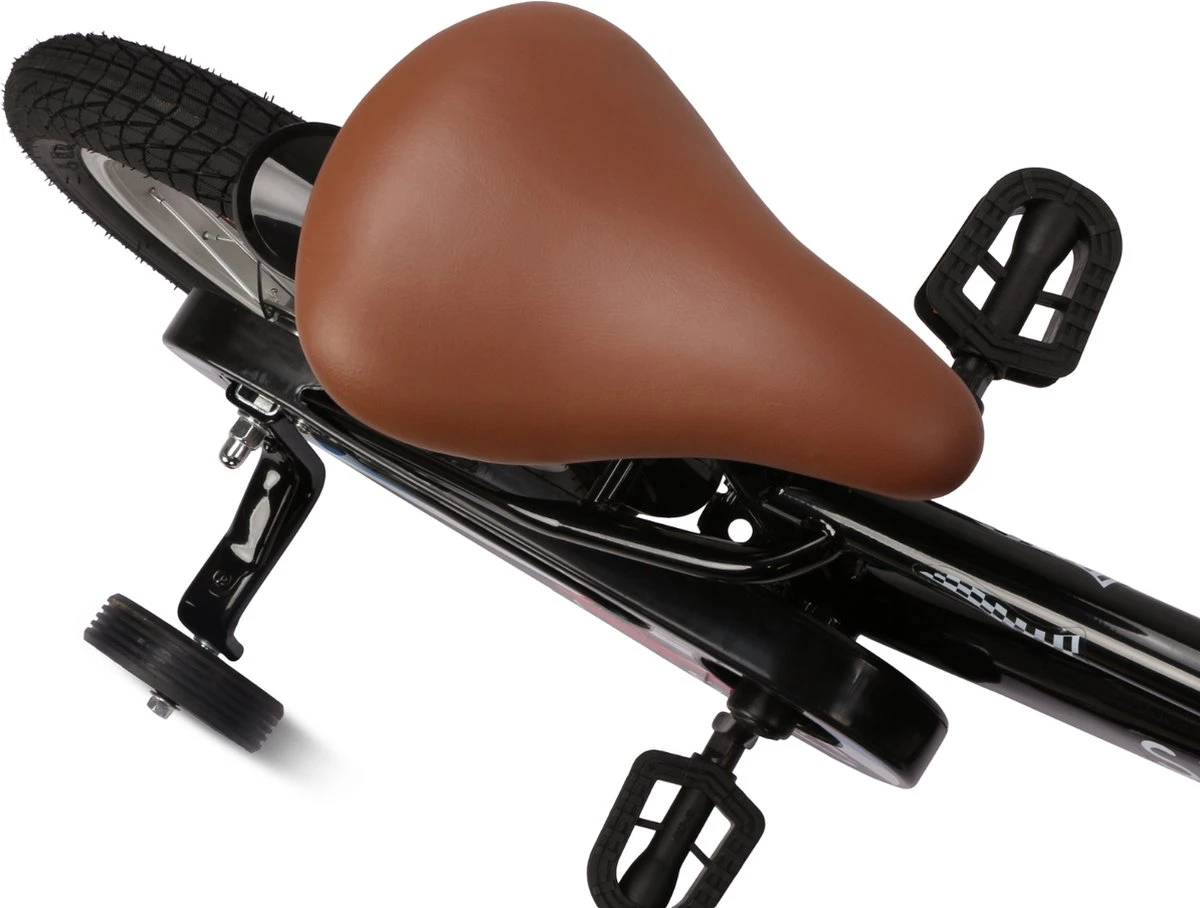 SJOEF Race Jongensfiets 14 Inch - Zwart 6 SJOEF Race Jongensfiets 14 Inch - Zwart – Image 6