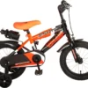 Volare Sportivo Kinderfiets - Jongens - 14 Inch - Neon Oranje/Zwart - 95% Afgemonteerd