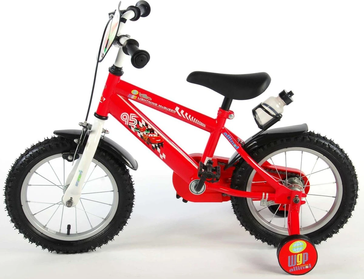 Volare Disney Cars Kinderfiets - Jongens - 14 Inch - Rood 15 Volare Disney Cars Kinderfiets - Jongens - 14 Inch - Rood – Image 15