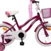 Amigo Flower Meisjesfiets - Kinderfiets 16 Inch - Paars