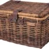 Basil Denton Fietsmand L - Voor - Rotan - Bruin - Large