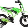 Volare Motobike Kinderfiets - Jongens - 12 Inch - Groen - 95% Afgemonteerd
