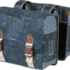 Basil Bohème Dubbele Fietstas - Blauw - 35 Liter