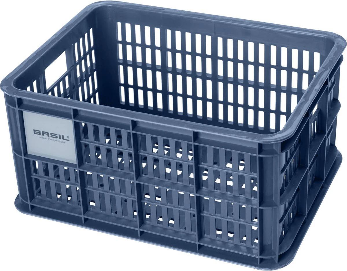Basil Fietskrat S - Klein - 17.5 Liter - Blauw 1 Basil Fietskrat S - Klein - 17.5 Liter - Blauw