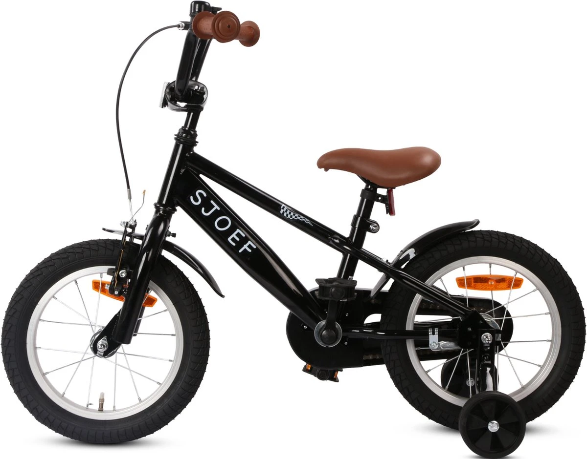 SJOEF Race Jongensfiets 14 Inch - Zwart 5 SJOEF Race Jongensfiets 14 Inch - Zwart – Image 5