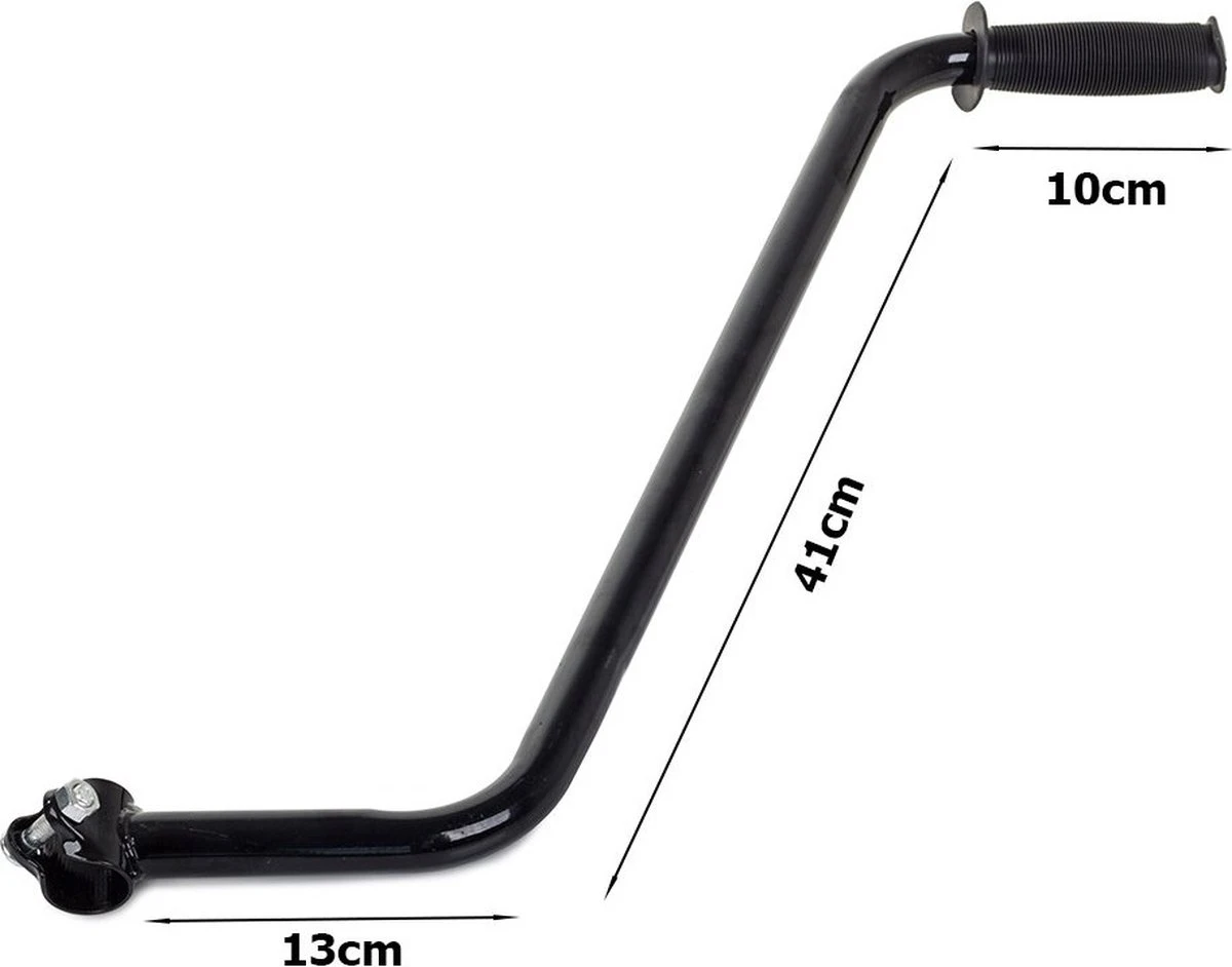 Merkloos Duwstang Voor Kinderfiets - Universeel - Zwart - 45 Cm - Met Lichte Lakschade 3 Merkloos Duwstang Voor Kinderfiets - Universeel - Zwart - 45 Cm - Met Lichte Lakschade – Image 3