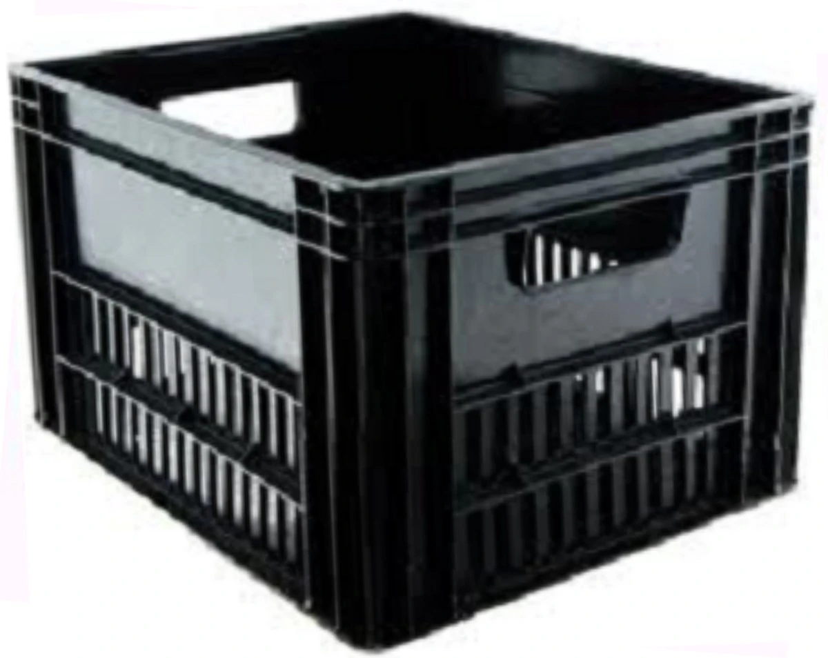 VWP Fietskrat - Kunststof - 40 Liter - Zwart 3 VWP Fietskrat - Kunststof - 40 Liter - Zwart – Image 3