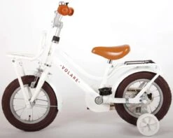 Volare Liberty Kinderfiets - Meisjes - 12 Inch - Wit - 95% Afgemonteerd -Velo Pour Tous 1200x955