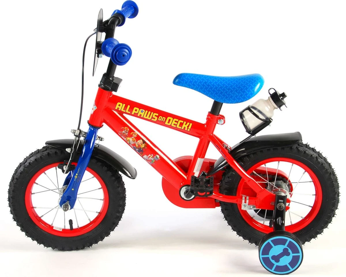 Volare Paw Patrol Kinderfiets - Jongens - 12 Inch - Rood/Blauw 12 Volare Paw Patrol Kinderfiets - Jongens - 12 Inch - Rood/Blauw – Image 12