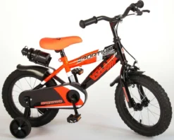 Volare Sportivo Kinderfiets - Jongens - 14 Inch - Neon Oranje/Zwart - 95% Afgemonteerd -Velo Pour Tous 1200x964 1
