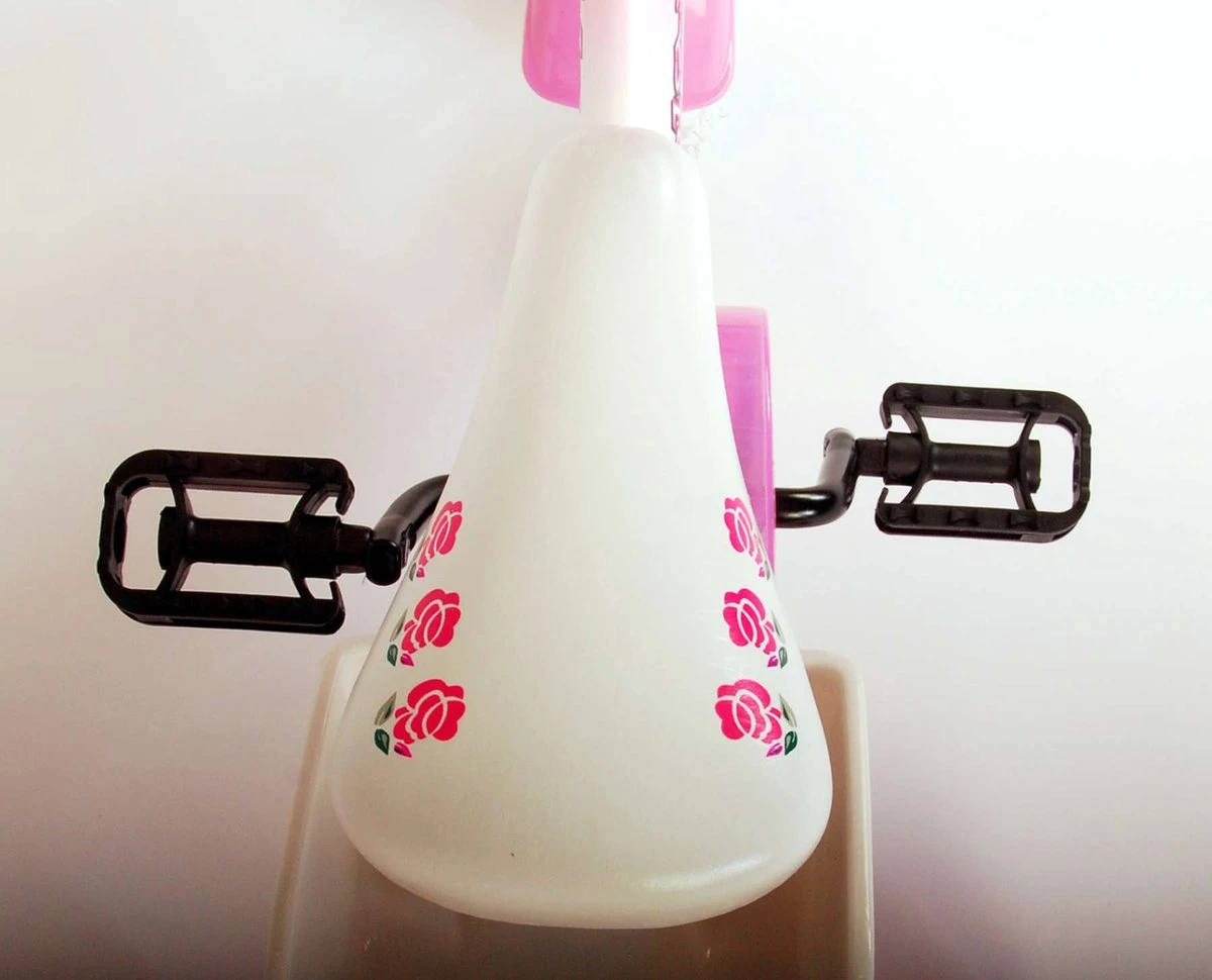 Volare Rose Kinderfiets - 12 Inch - Meisjes - Roze/wit - 95% Afgemonteerd 14 Volare Rose Kinderfiets - 12 Inch - Meisjes - Roze/wit - 95% Afgemonteerd – Image 14